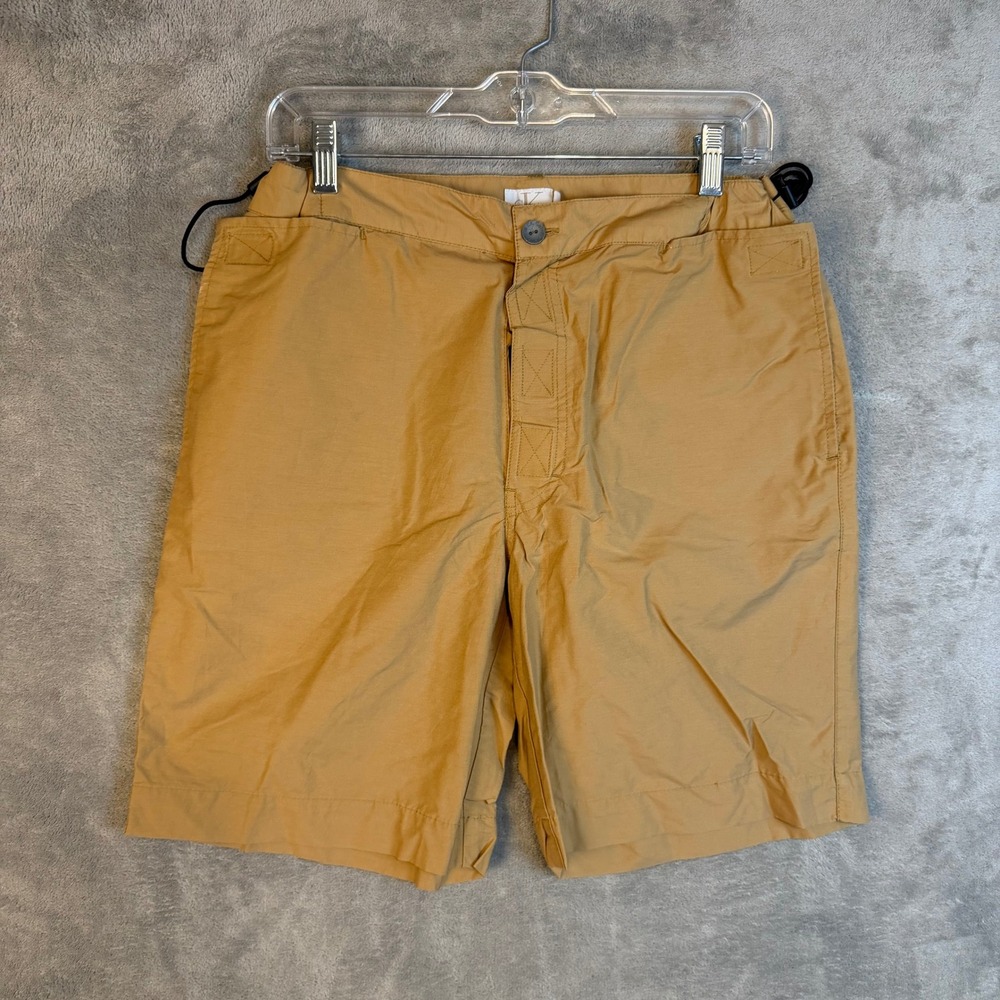 Calvin Klein Shorts Mens M Khaki Cotton Nylon Utility CKJ EUC